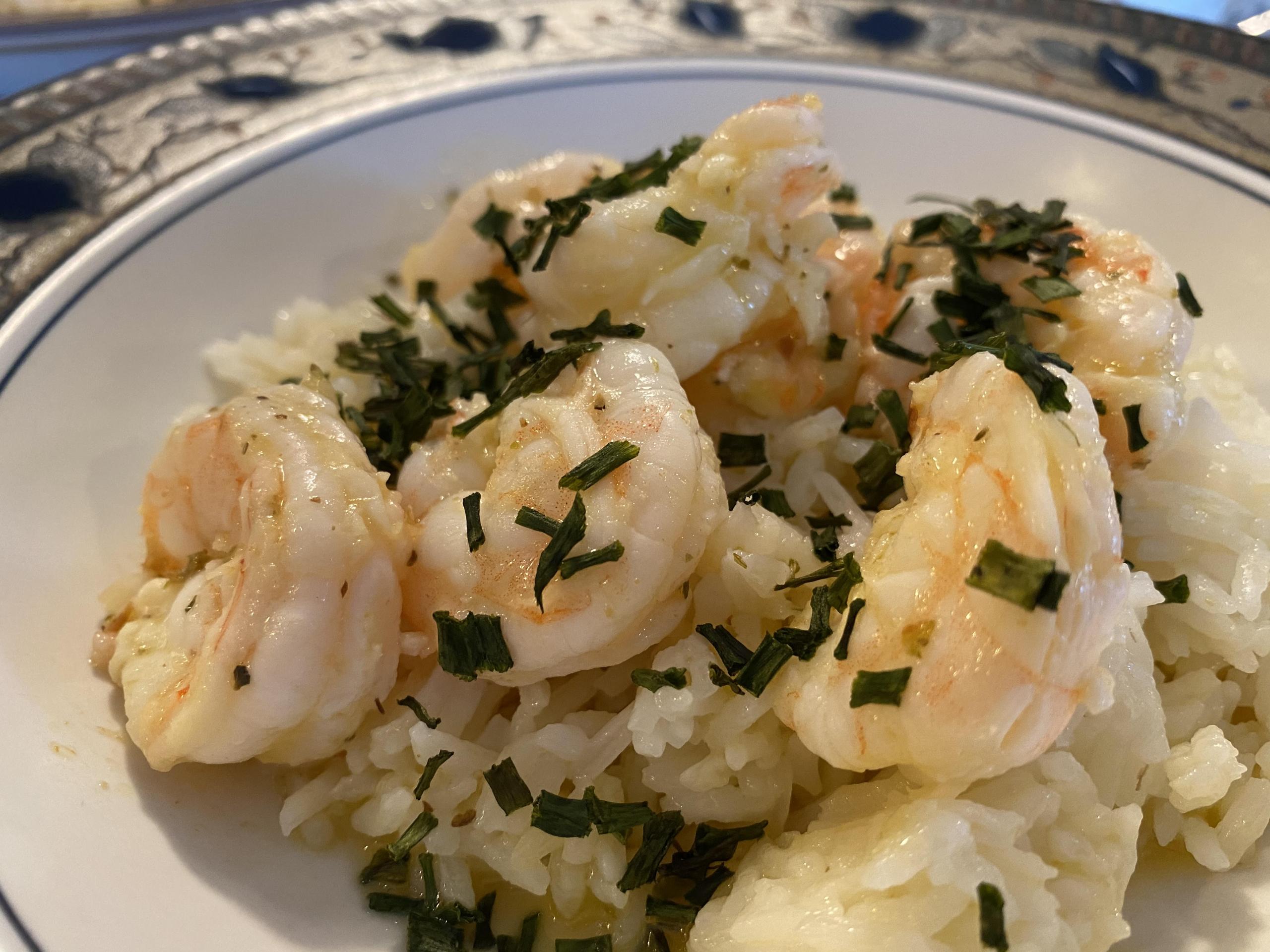 Light & Healthy Cuban Mojo Shrimp